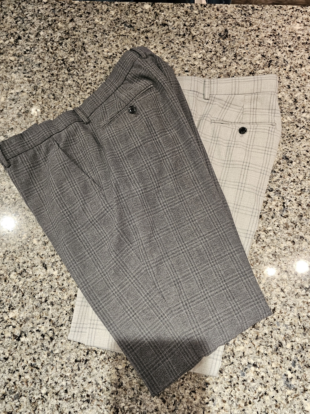 Perry Ellis Men’s Dress Pants in Navy and Dark Gray
